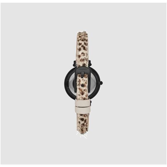 Fossil ES4726 Kinsey Spotted Leather Strap Watch - Picture 3 of 8